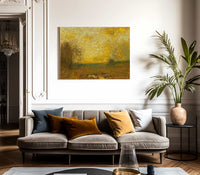 The Golden West 1923 By Bruce Crane Fine Art Print