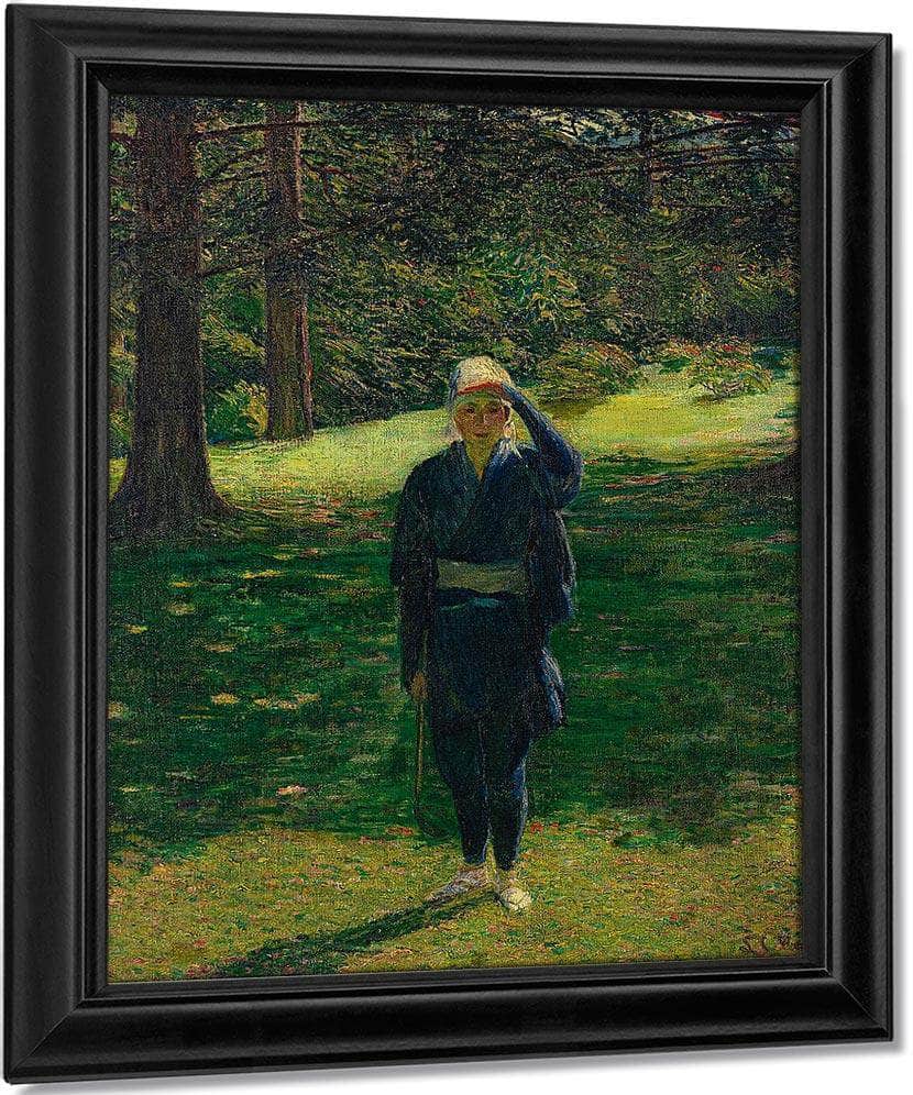 The Golfer By Lilla Cabot Perry Fine Art Print