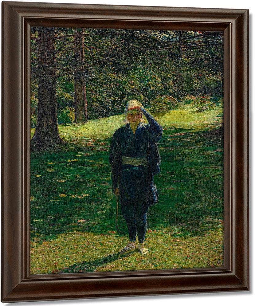 The Golfer By Lilla Cabot Perry Fine Art Print