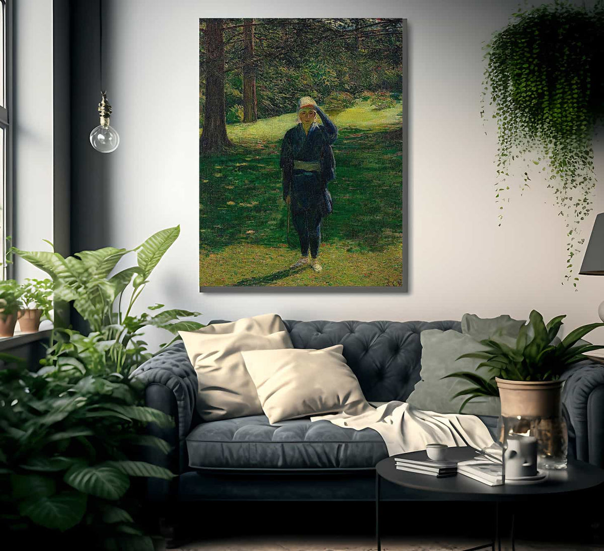 The Golfer By Lilla Cabot Perry Fine Art Print