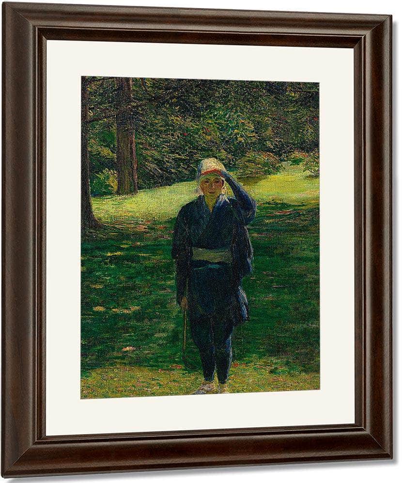 The Golfer By Lilla Cabot Perry Fine Art Print