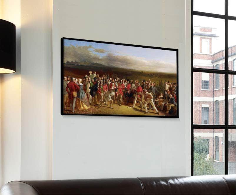 The Golfers Painting Charles Lees Canvas Art Fine Art Print