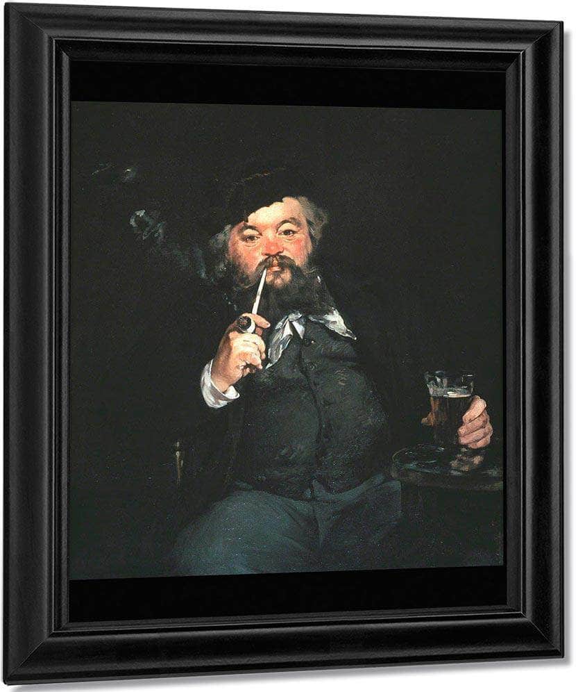 The Good Beer (Le Bon Bock) Manet Edouard Fine Art Print