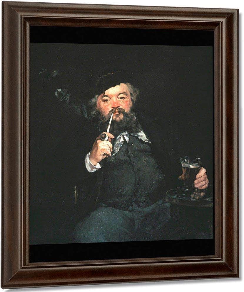 The Good Beer (Le Bon Bock) Manet Edouard Fine Art Print