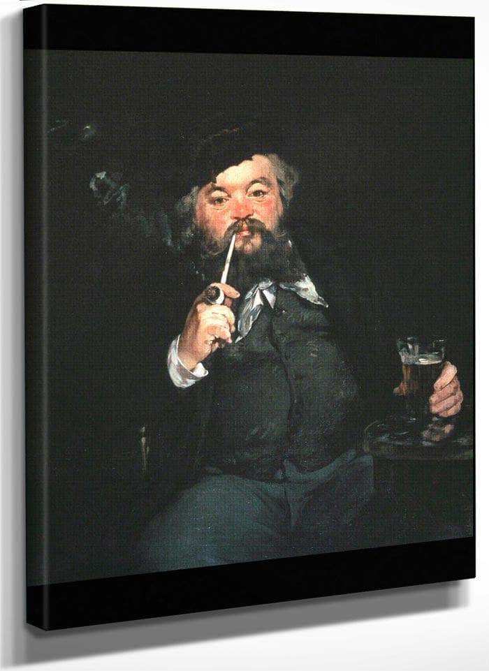 The Good Beer (Le Bon Bock) Manet Edouard Fine Art Print