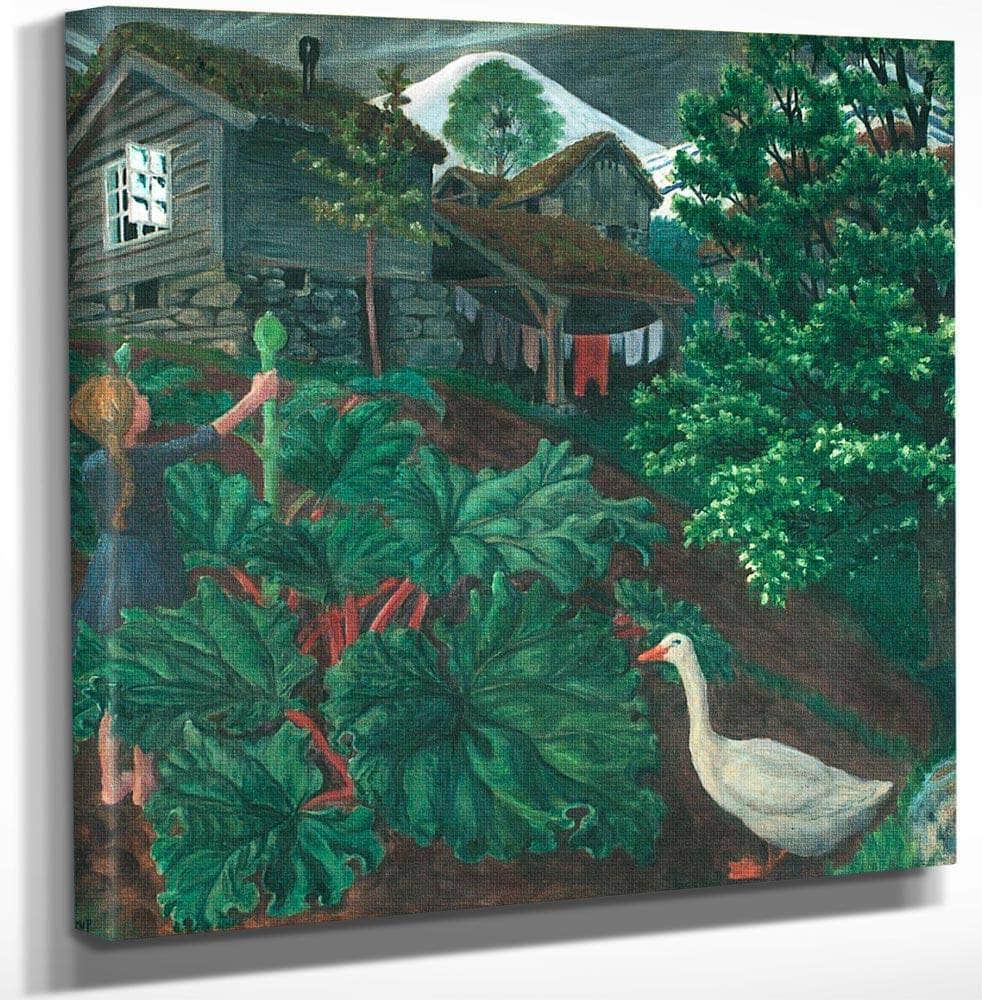 The Goose By Nicolai Astrup Fine Art Print