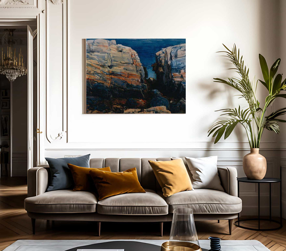 The Gorge Appledore By Childe Hassam Fine Art Print