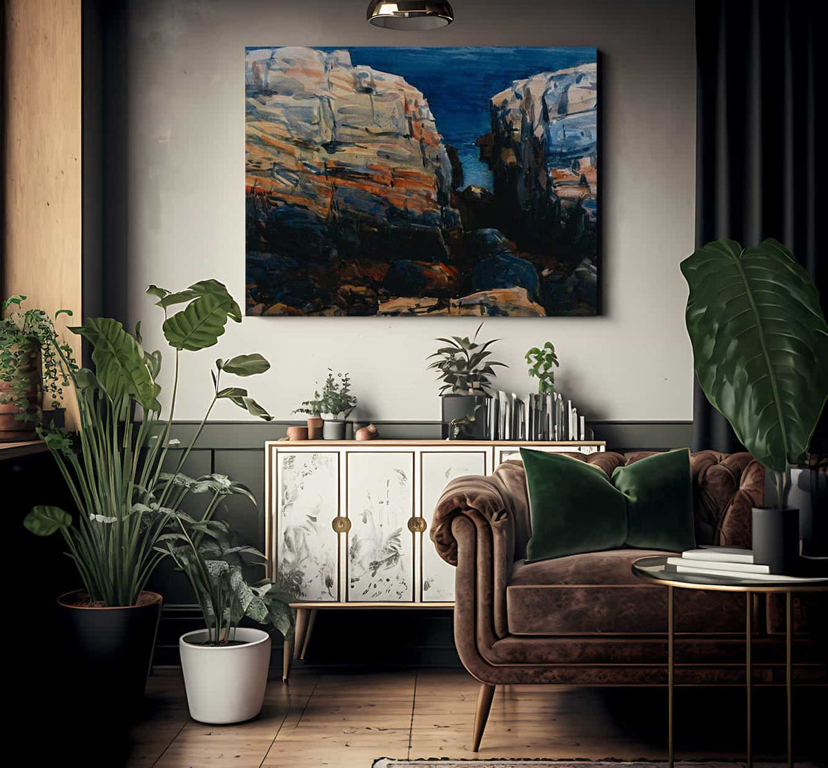 The Gorge Appledore By Childe Hassam Fine Art Print