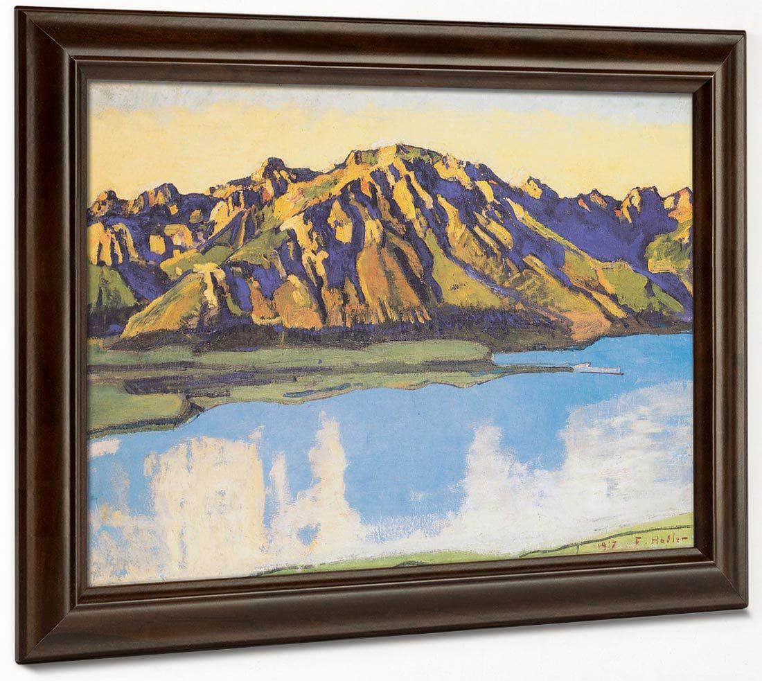 The Grammont In The Morning Sun 1917 64X90 5Cm By Ferdinand Hodler Fine Art Print