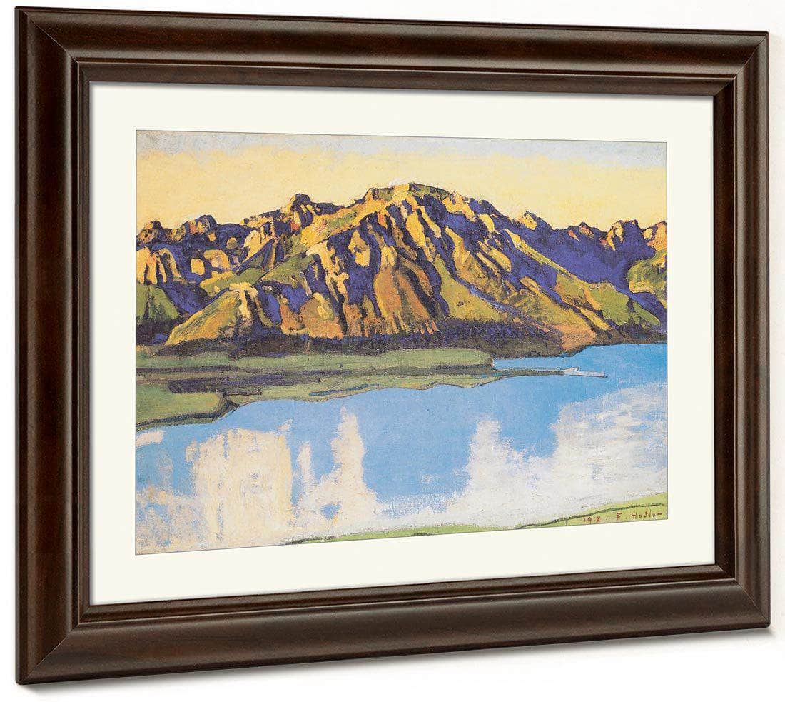 The Grammont In The Morning Sun 1917 64X90 5Cm By Ferdinand Hodler Fine Art Print