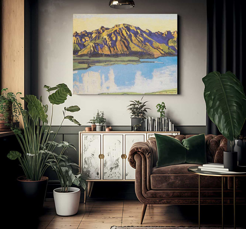 The Grammont In The Morning Sun 1917 64X90 5Cm By Ferdinand Hodler Fine Art Print