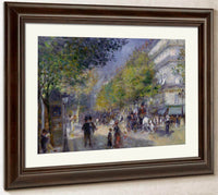 The Grand Boulevards By Pierre August Renoir Fine Art Print
