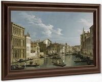 The Grand Canal In Venice From Palazzo Flangini To Campo San Marcuola By Canaletto Fine Art Print