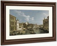 The Grand Canal In Venice From Palazzo Flangini To Campo San Marcuola By Canaletto Fine Art Print