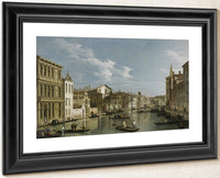 The Grand Canal In Venice From Palazzo Flangini To Campo San Marcuola By Canaletto Fine Art Print