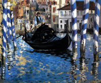 The Grand Canal Of Venice Blue Venice Painting Edouard Manet Canvas Art Fine Art Print
