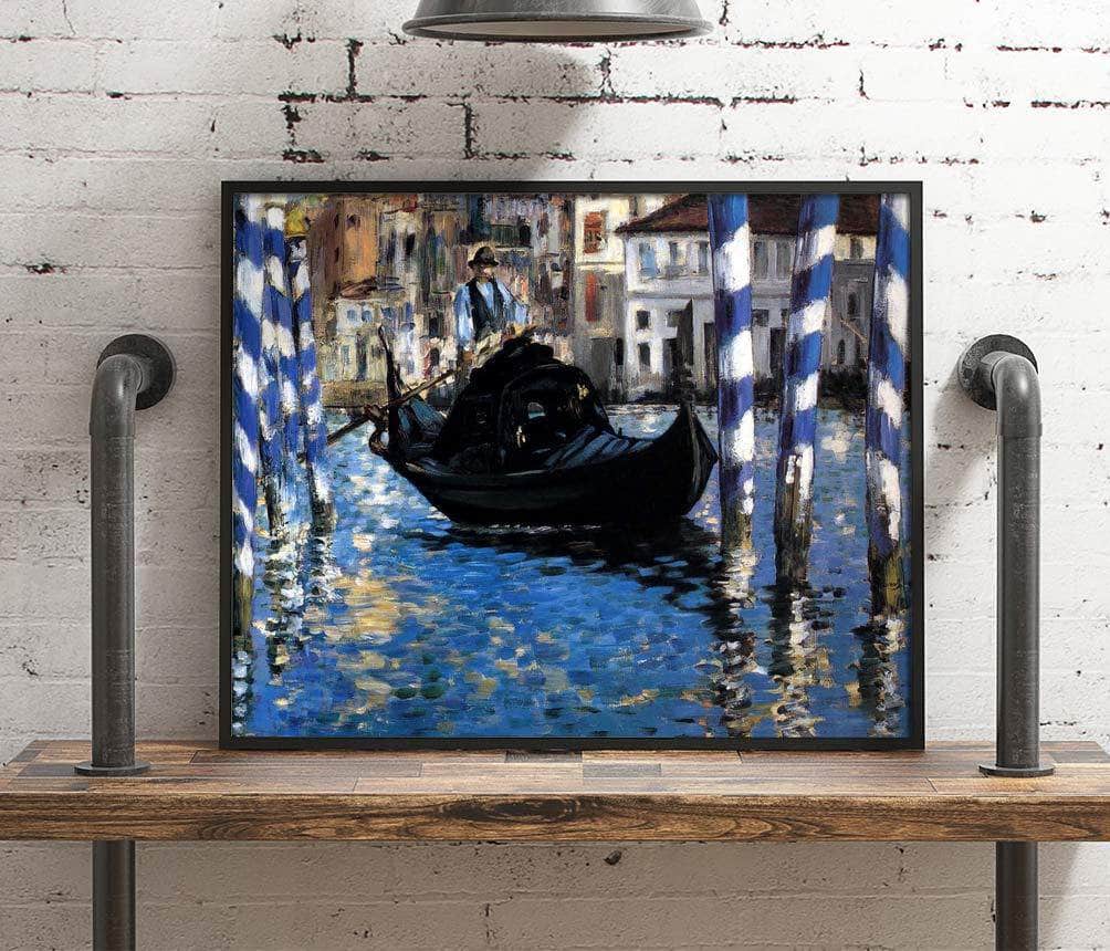 The Grand Canal Of Venice Blue Venice Painting Edouard Manet Canvas Art Fine Art Print