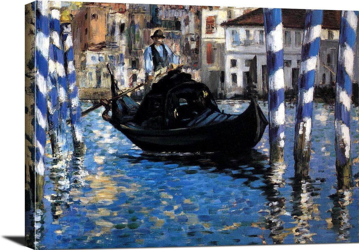 The Grand Canal Of Venice Blue Venice Painting Edouard Manet Canvas Art Fine Art Print