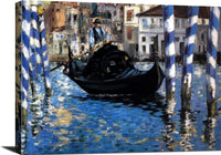 The Grand Canal Of Venice Blue Venice Painting Edouard Manet Canvas Art Fine Art Print