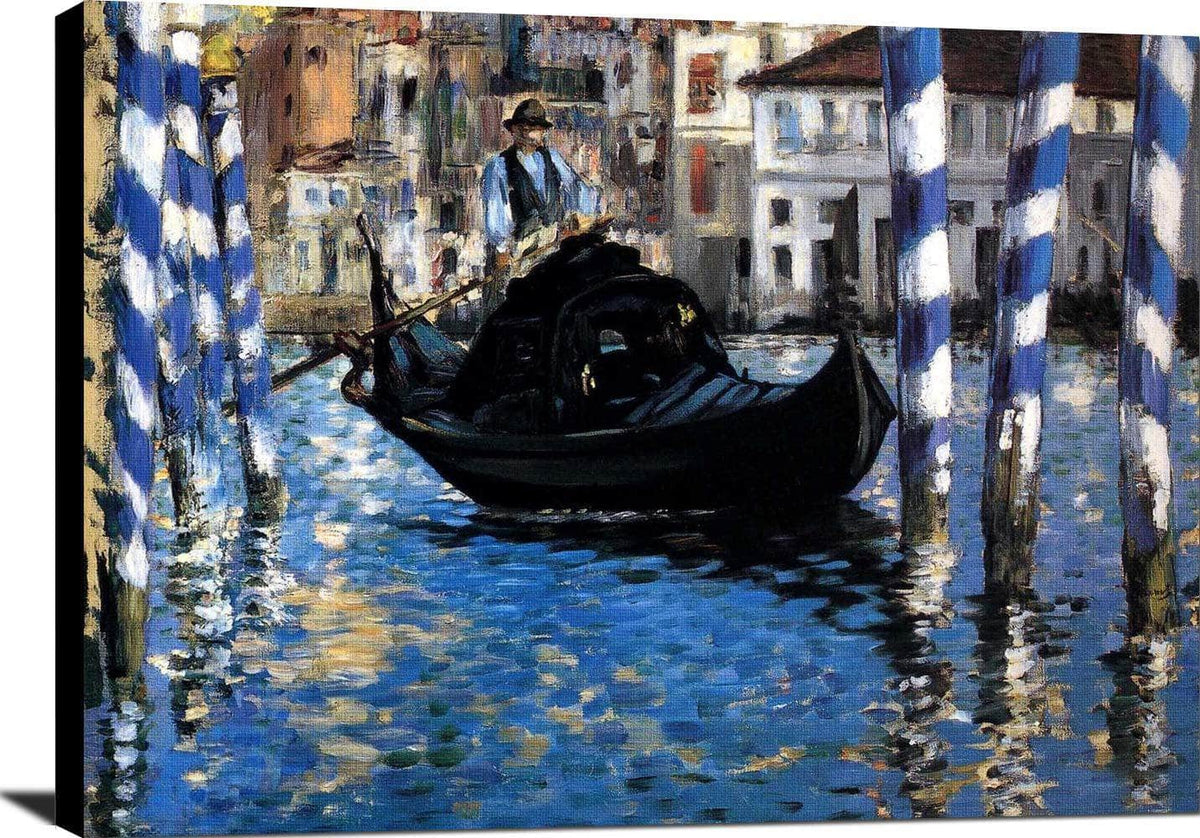 The Grand Canal Of Venice Blue Venice Painting Edouard Manet Canvas Art Fine Art Print