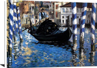 The Grand Canal Of Venice Blue Venice Painting Edouard Manet Canvas Art Fine Art Print