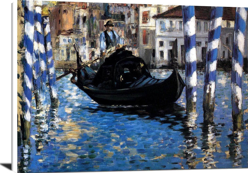 The Grand Canal Of Venice Blue Venice Painting Edouard Manet Canvas Art Fine Art Print