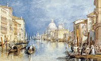 The Grand Canal Venice By Joseph Mallord William Turner Fine Art Print