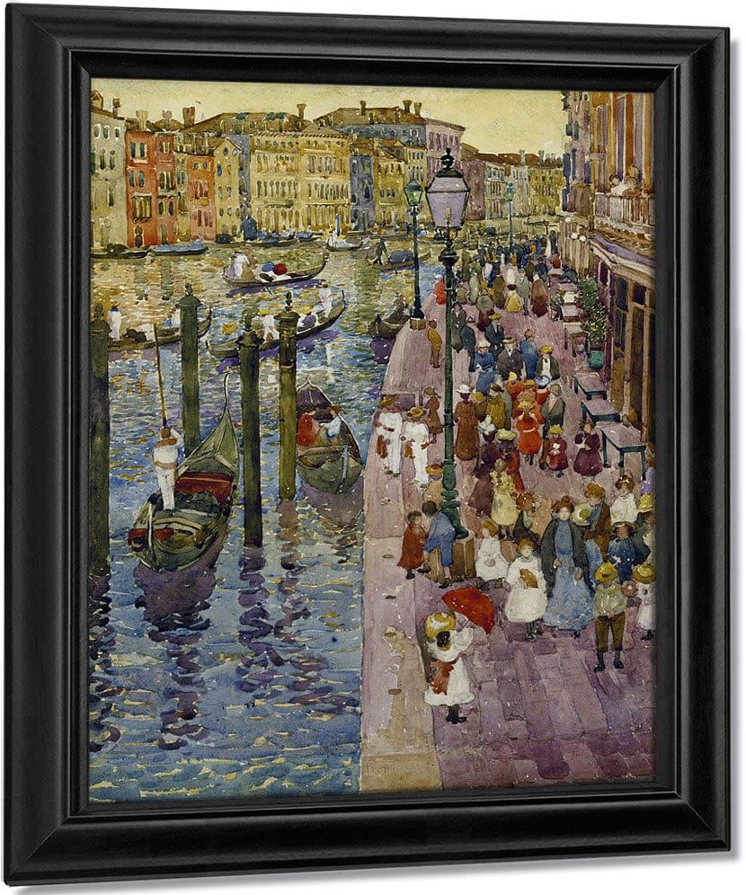 The Grand Canal, Venice By Maurice Brazil Prendergast Fine Art Print