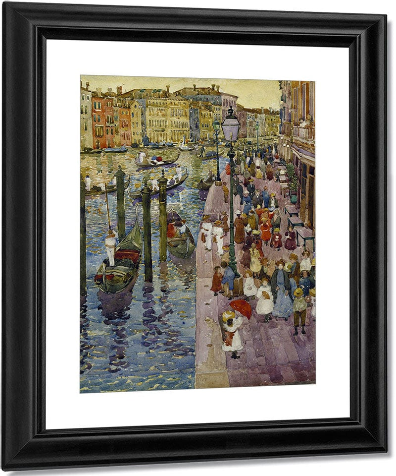 The Grand Canal, Venice By Maurice Brazil Prendergast Fine Art Print