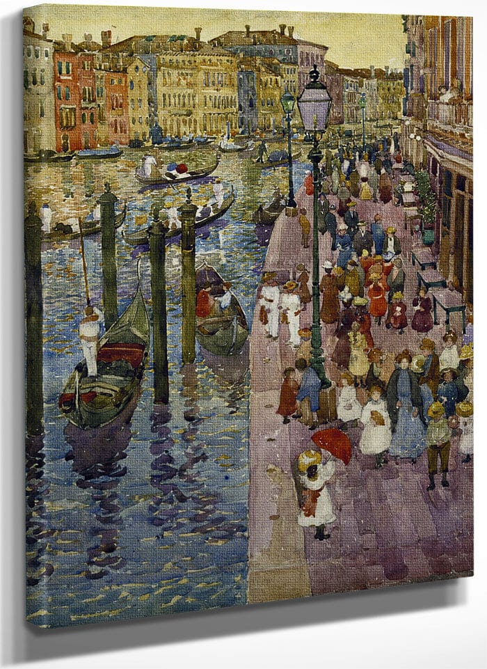 The Grand Canal, Venice By Maurice Brazil Prendergast Fine Art Print