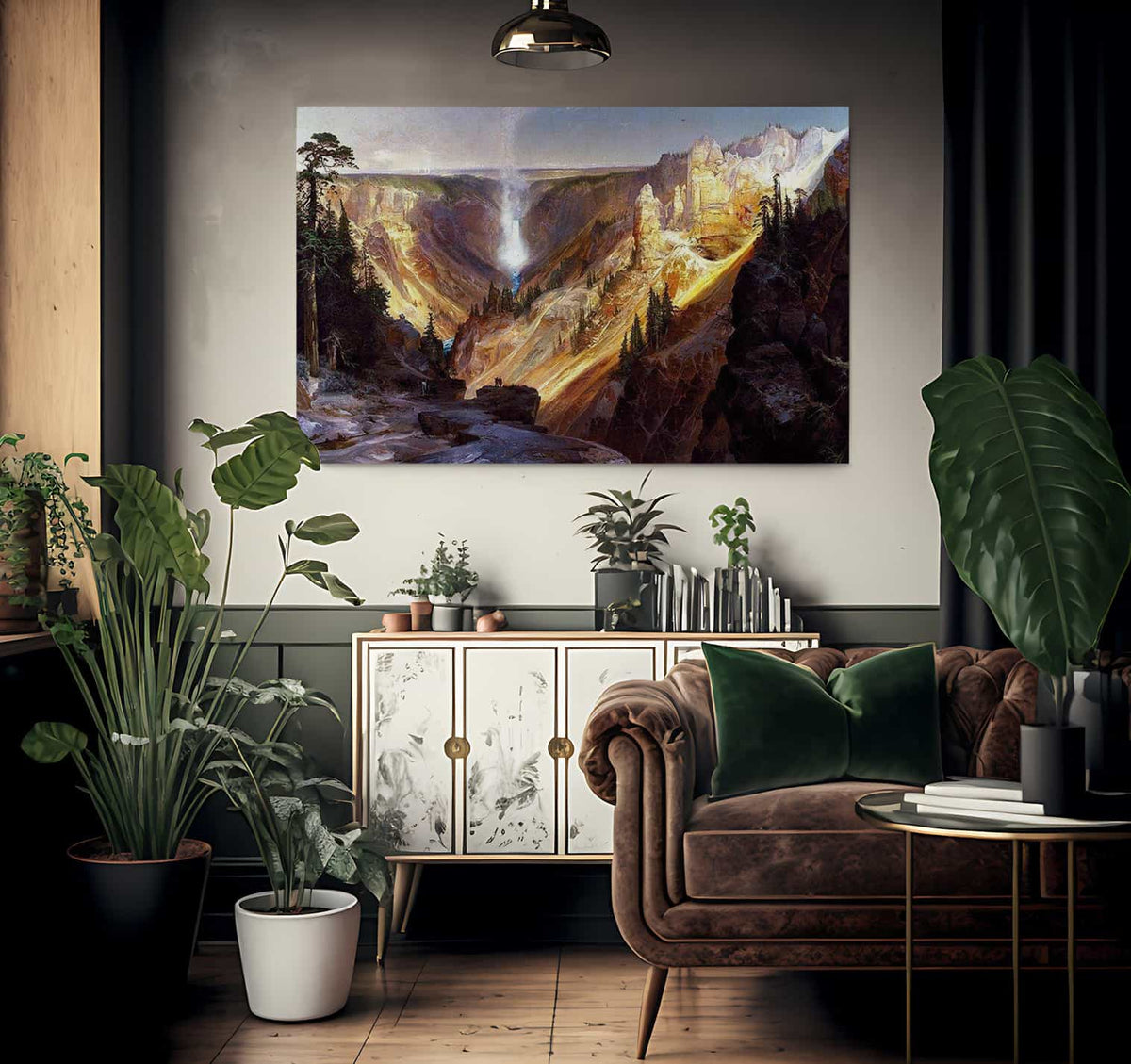 The Grand Canyon Of The Yellowstone 2 By Thomas Moran Fine Art Print