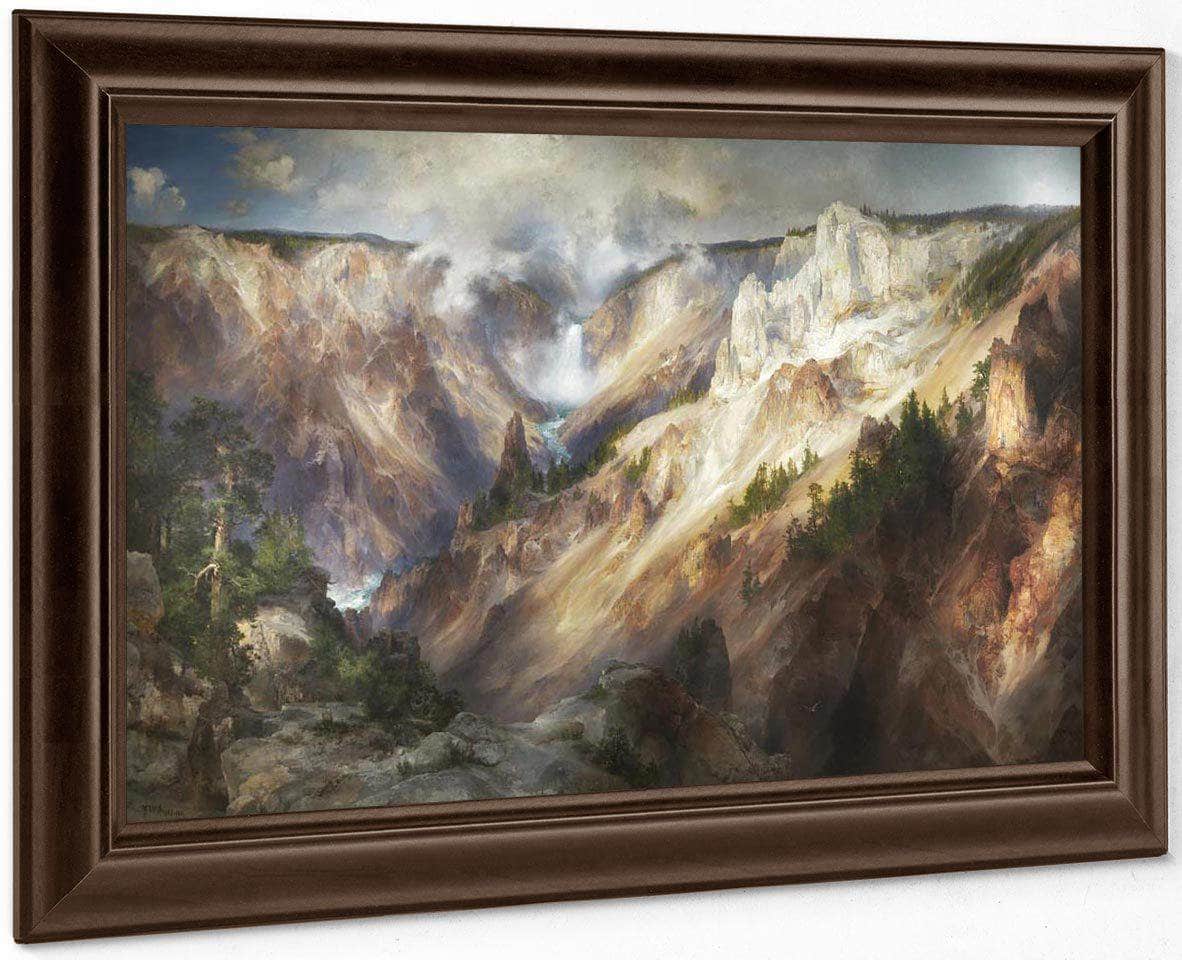The Grand Canyon Of The Yellowstone By Thomas Moran Fine Art Print
