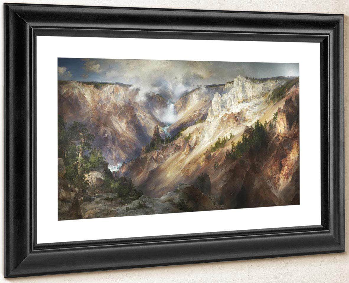 The Grand Canyon Of The Yellowstone By Thomas Moran Fine Art Print