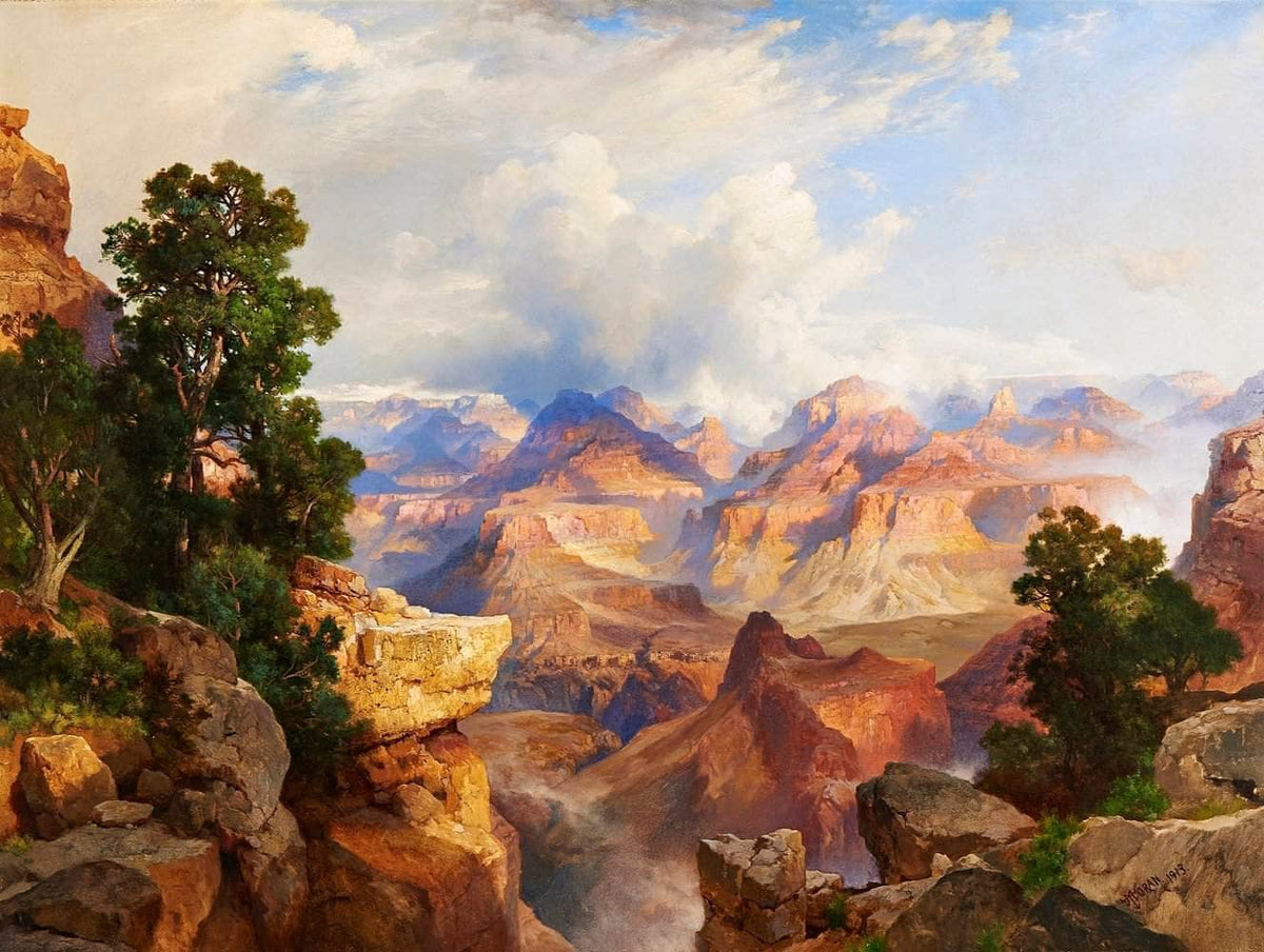The Grand Canyon Painting Thomas Moran Canvas Art Fine Art Print