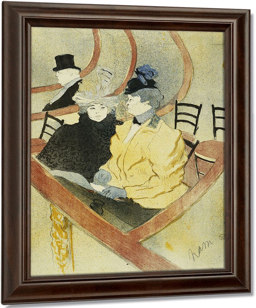 The Grand Lodge By Henri Marie Raymond De Toulouse Lautrec Monfa Fine Art Print