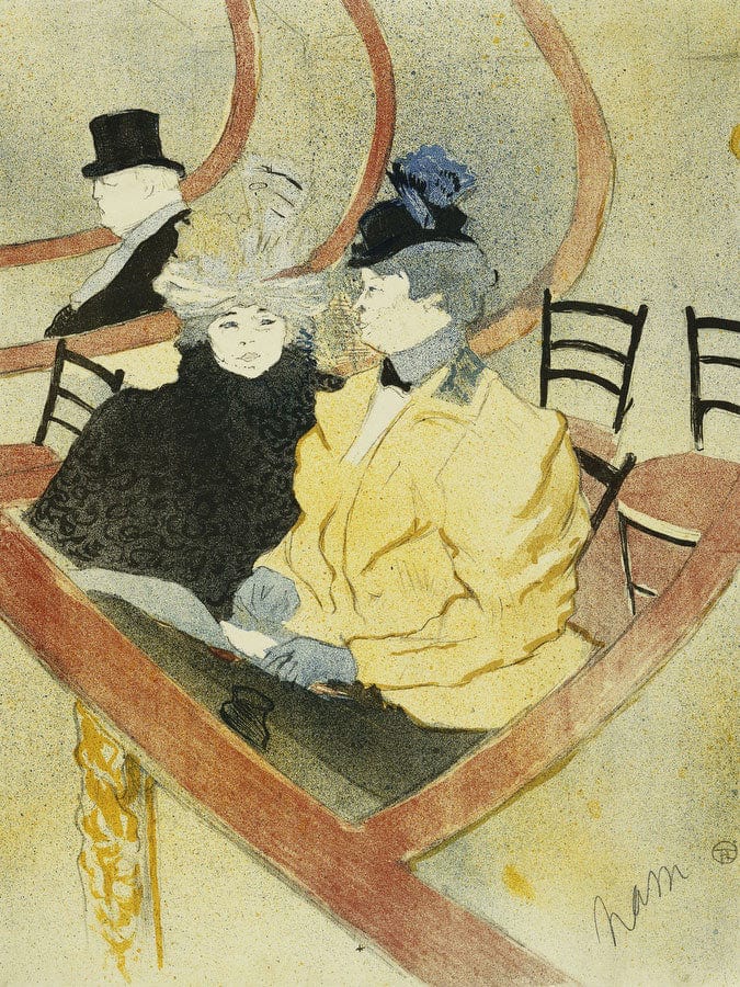 The Grand Lodge By Henri Marie Raymond De Toulouse Lautrec Monfa Fine Art Print