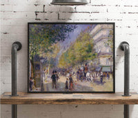 The Grands Boulevards Painting Auguste Renoir Canvas Art Fine Art Print