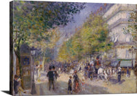 The Grands Boulevards Painting Auguste Renoir Canvas Art Fine Art Print