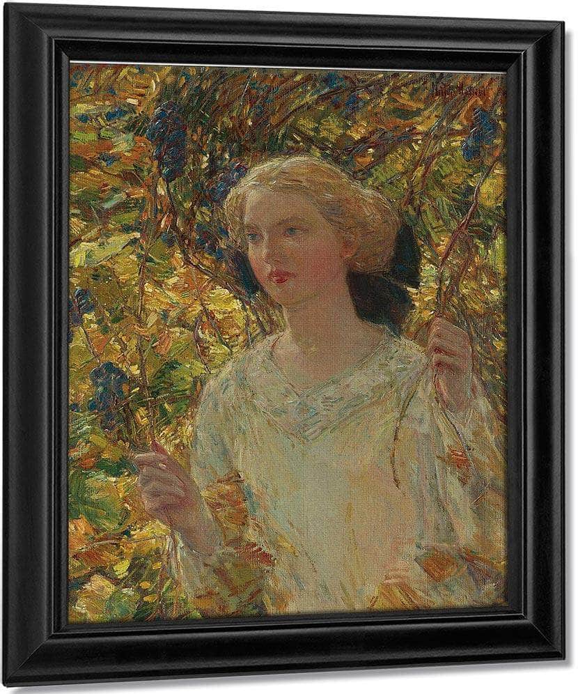 The Grapevine By Childe Hassam Fine Art Print