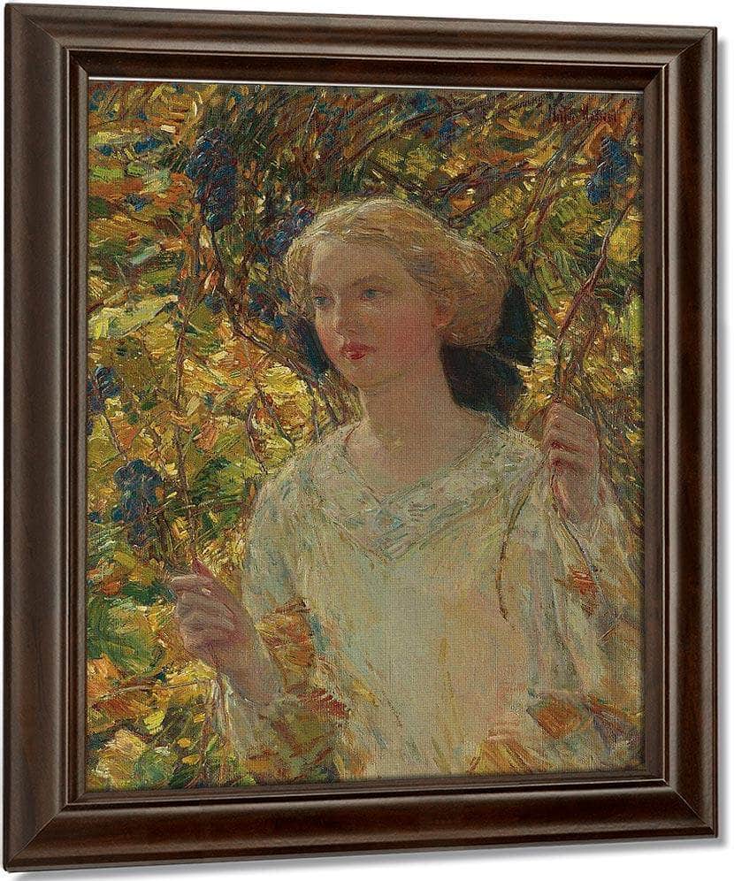 The Grapevine By Childe Hassam Fine Art Print