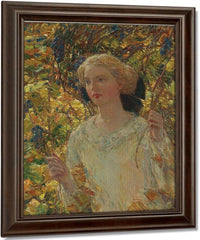 The Grapevine By Childe Hassam Fine Art Print