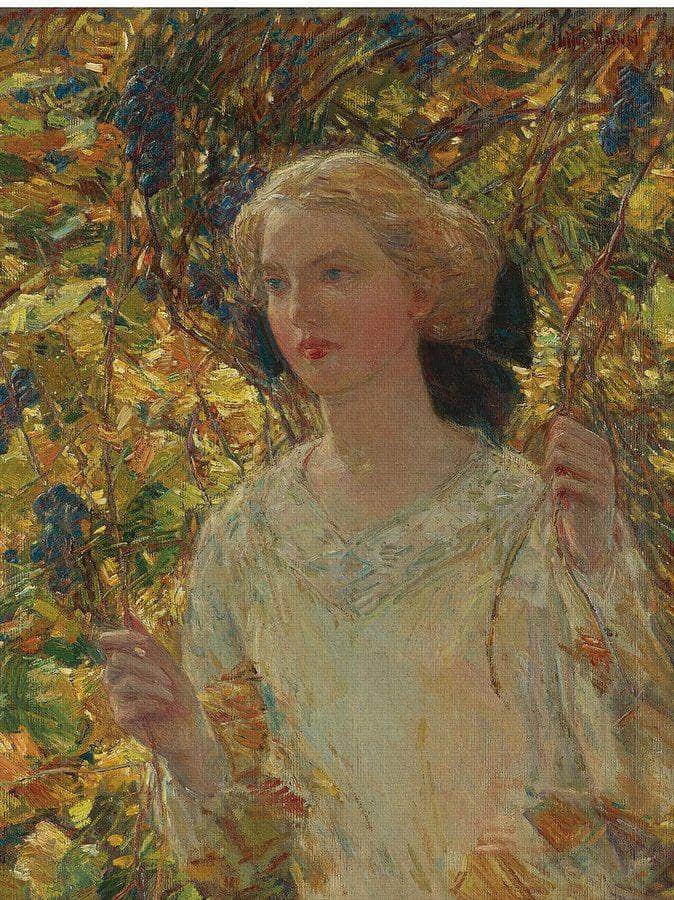 The Grapevine By Childe Hassam Fine Art Print