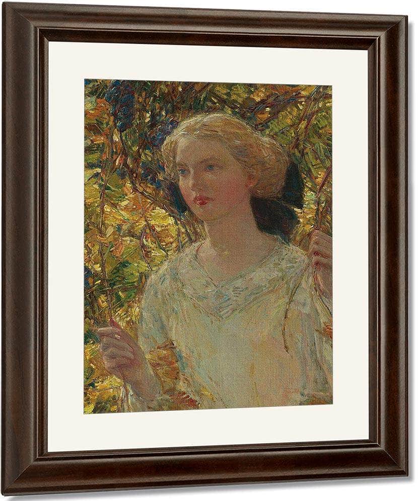 The Grapevine By Childe Hassam Fine Art Print