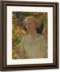 The Grapevine By Childe Hassam Fine Art Print