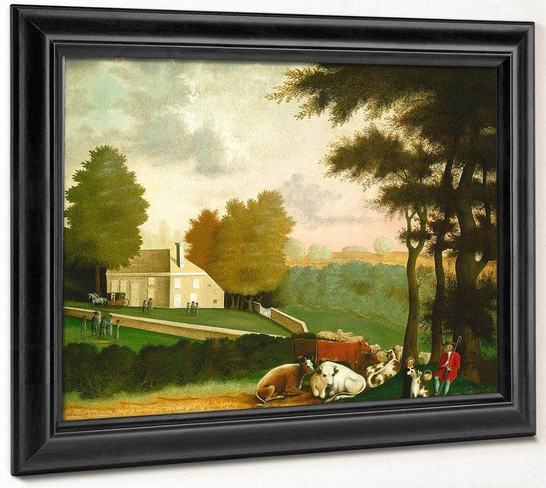 The Grave Of William Penn 1848 By Edward Hicks Fine Art Print