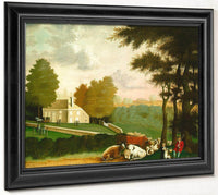 The Grave Of William Penn 1848 By Edward Hicks Fine Art Print