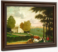 The Grave Of William Penn 1848 By Edward Hicks Fine Art Print