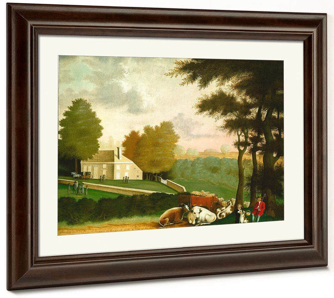The Grave Of William Penn 1848 By Edward Hicks Fine Art Print