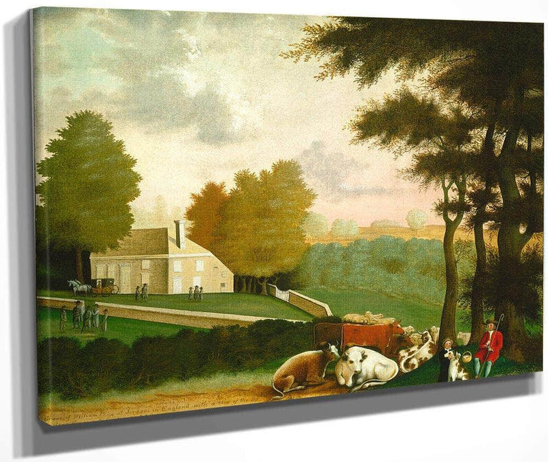 The Grave Of William Penn 1848 By Edward Hicks Fine Art Print