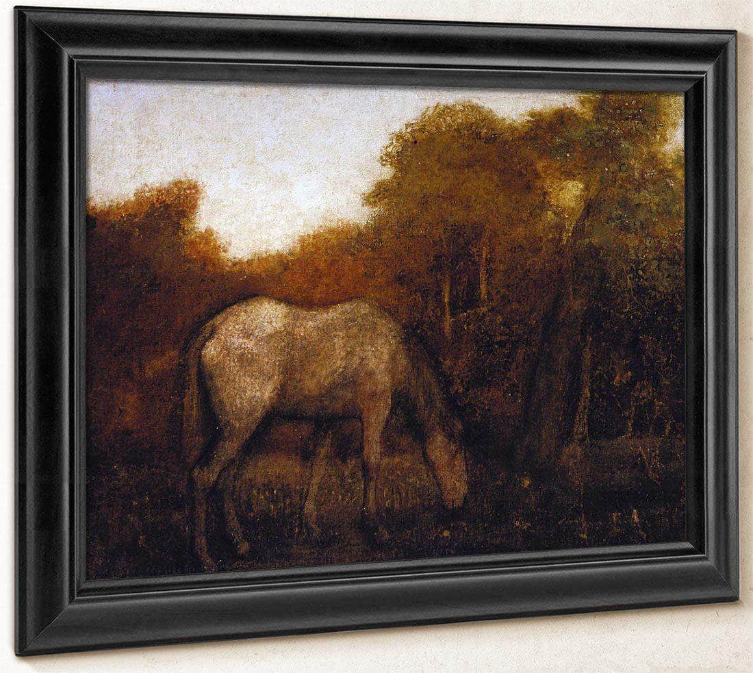 The Grazing Horse By  Ryder, Albert Pinkham Fine Art Print